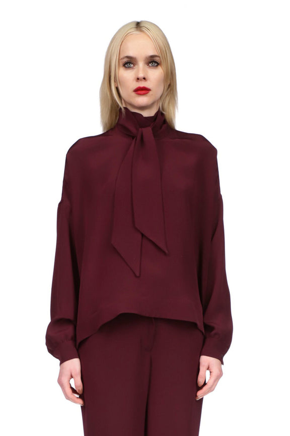 'SYRAH' TIE BLOUSE - TOPS - Libertine