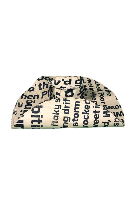 SILK SCREENED 'ROBERT BURN'S WINTERS NIGHT' WIDE BRIM HAT - HATS - Libertine