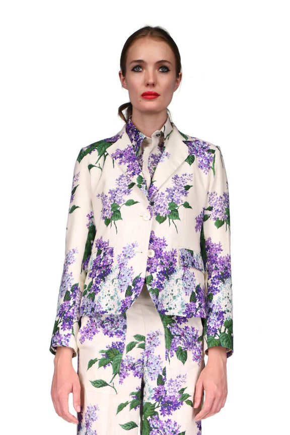 'LILAC GARDEN' L/S SHORT JACKET - BLAZERS - Libertine