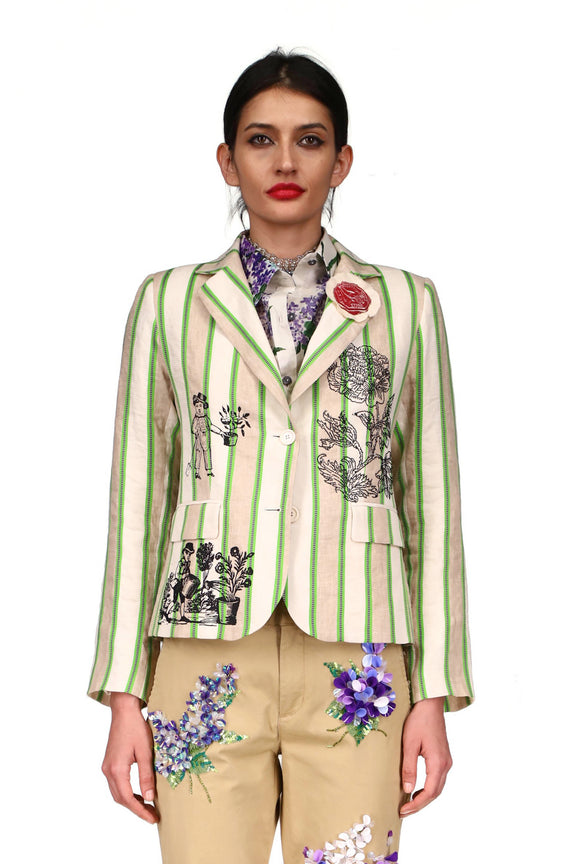 'GARDENER'S' L/S SHORT JACKET - BLAZERS - Libertine