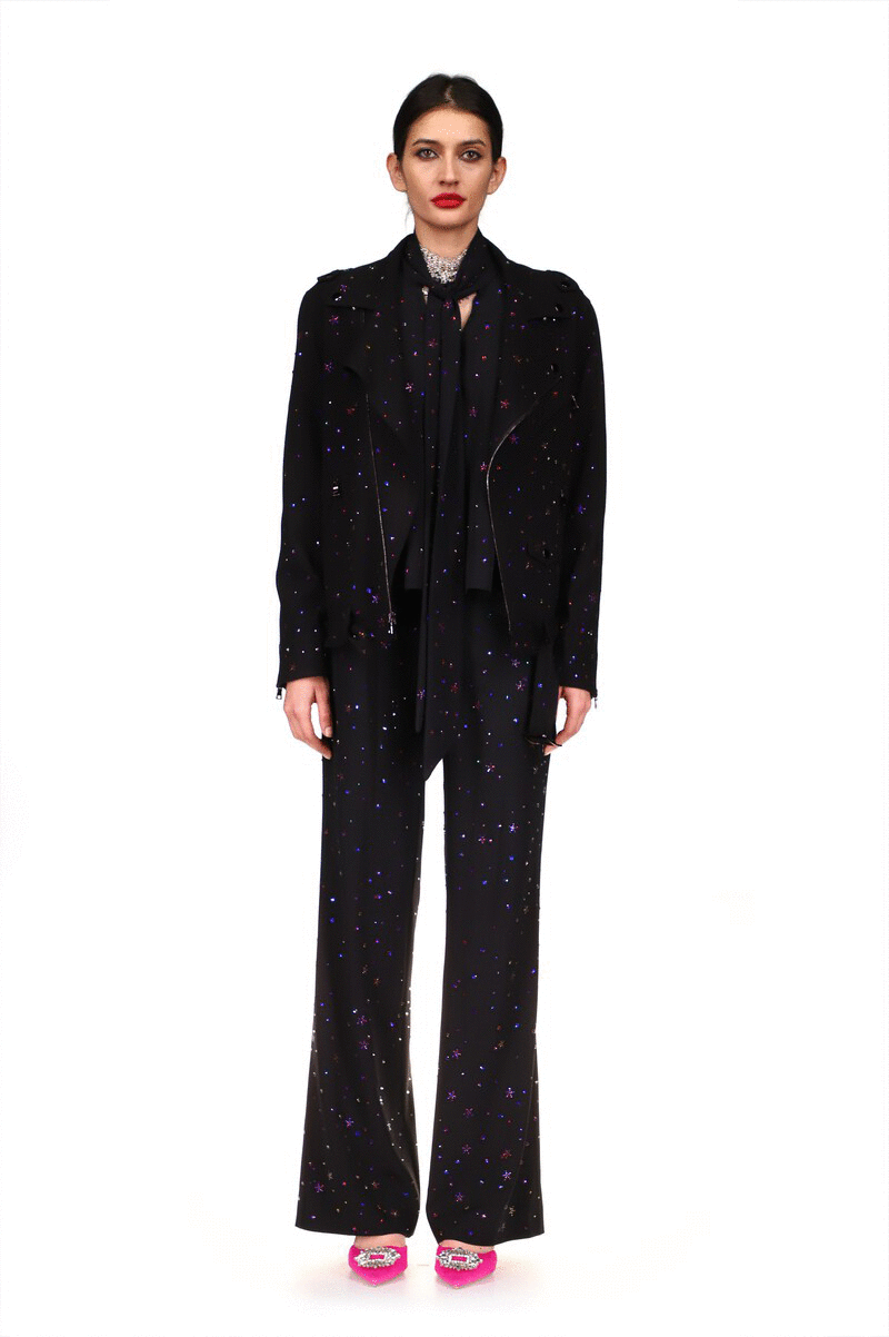 'INFINITE GALAXY' LONG MOTORCYCLE JACKET - BLAZERS - Libertine|https://cdn.shopify.com/videos/c/o/v/8ea35484b35f4f649511f4fd7cabdedc.mp4