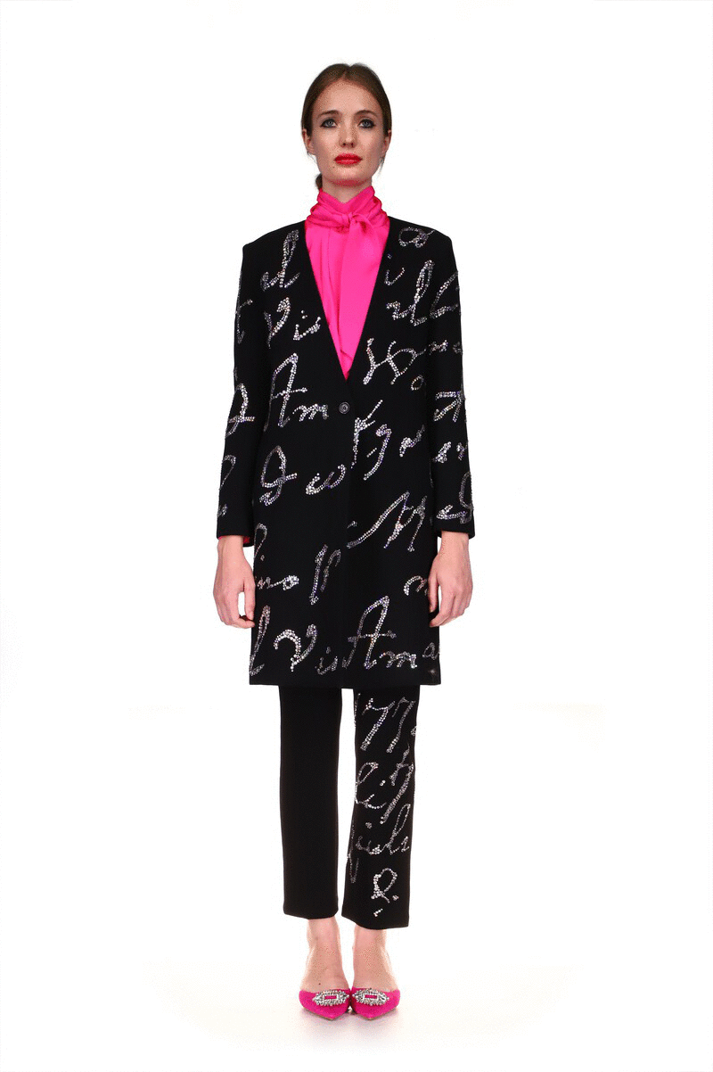 'MOZART' SLIM V-NECK COAT - COATS - Libertine|https://cdn.shopify.com/videos/c/o/v/c5ff6fe498614a12adfe317d61a9e9a3.mp4