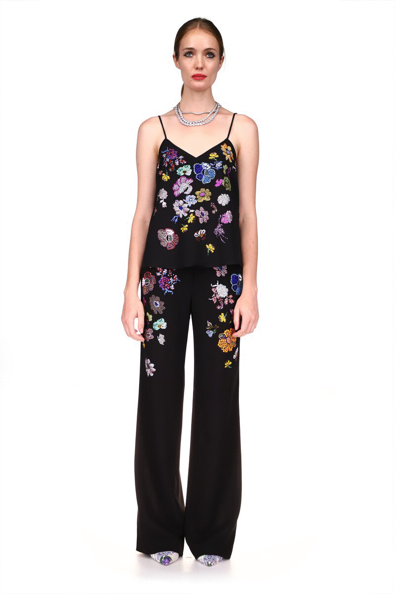 'MILLE FLEUR' CAMISOLE - TOPS - Libertine|https://cdn.shopify.com/videos/c/o/v/af1e187c620541c89d250fb9a21eba36.mp4