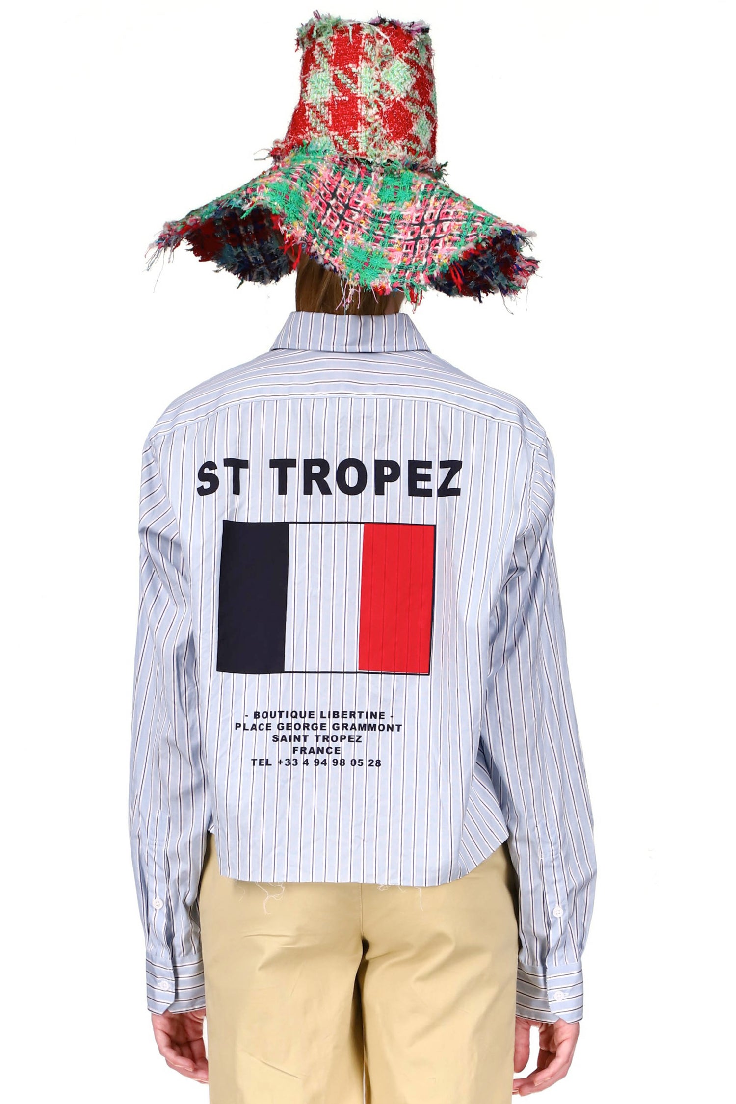'ST. TROPEZ' CROPPED CLASSIC SHIRT - CLASSIC SHIRTS - Libertine