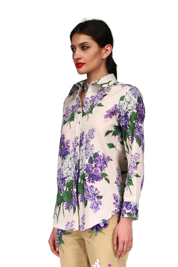 'LILAC GARDEN' NEW CLASSIC SHIRT - CLASSIC SHIRTS - Libertine