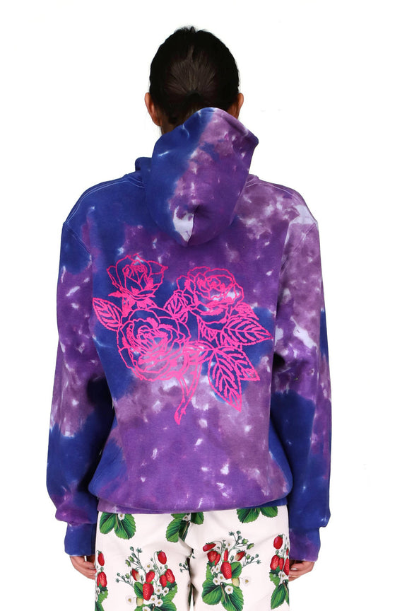 'SKELETON' TIE DYE SLIM HOODIE - SWEATSHIRTS - Libertine