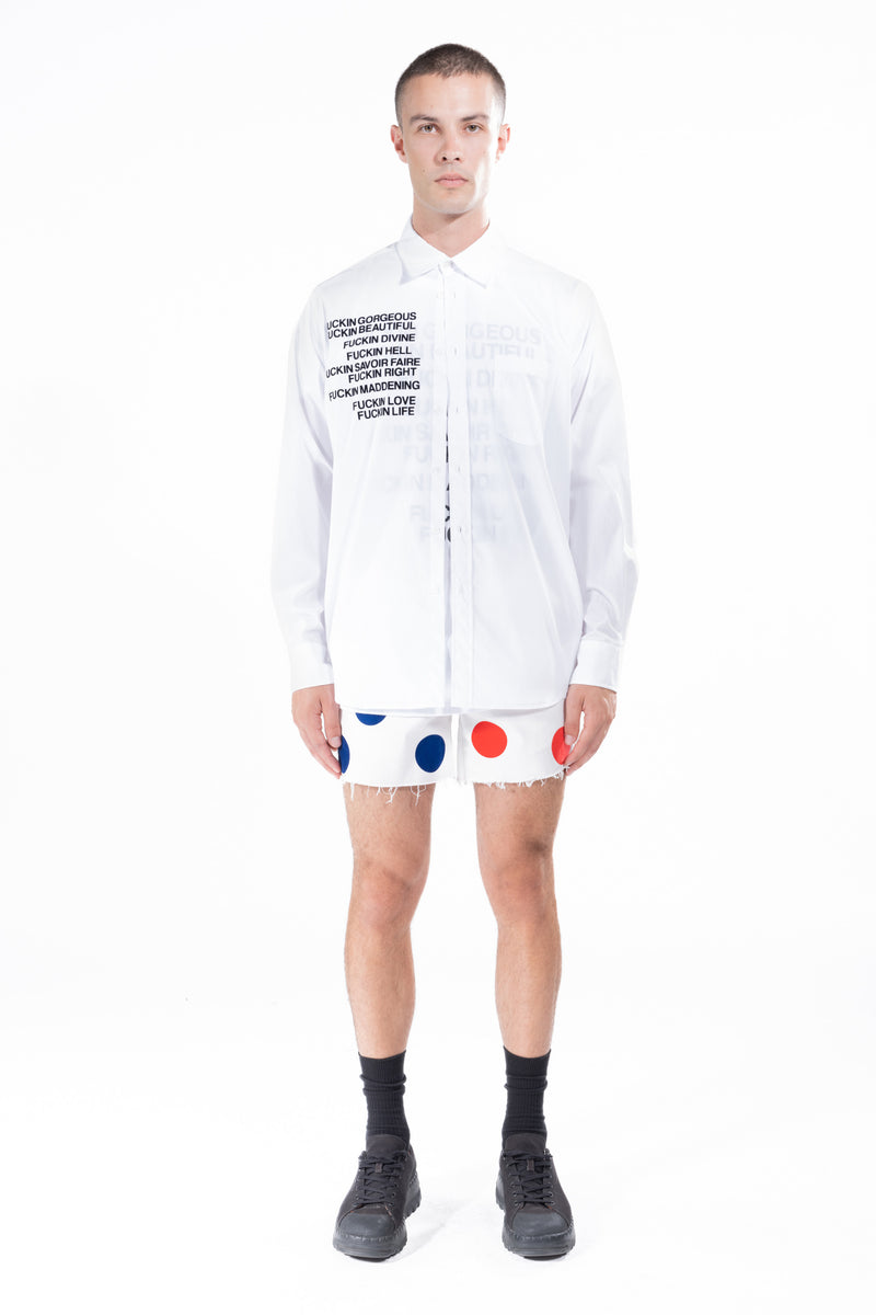 'Fckn Gorg' Classic Shirt -  - Libertine