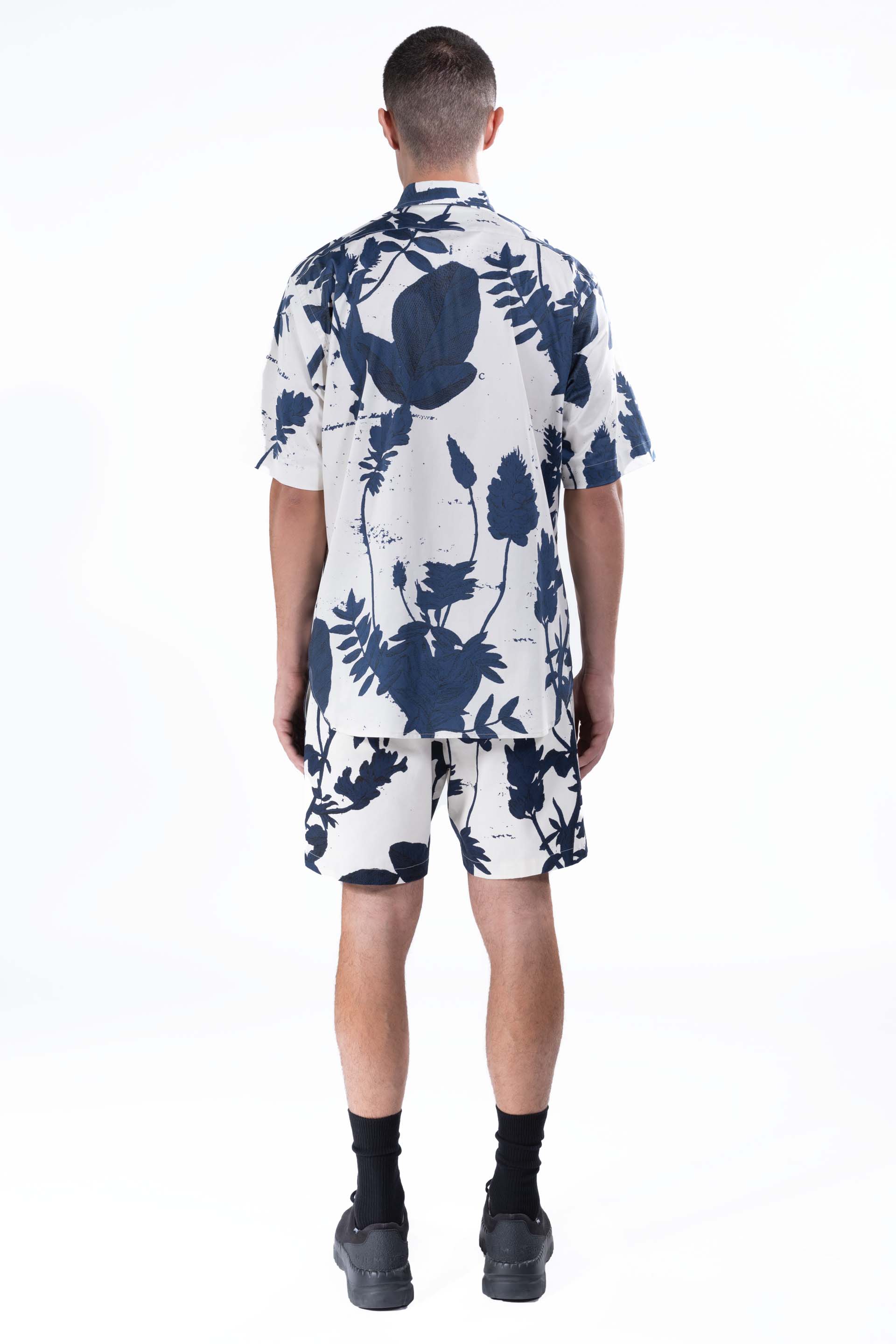 'CYANOTYPES' SHORT SLEEVE CLASSIC SHIRT -  - Libertine