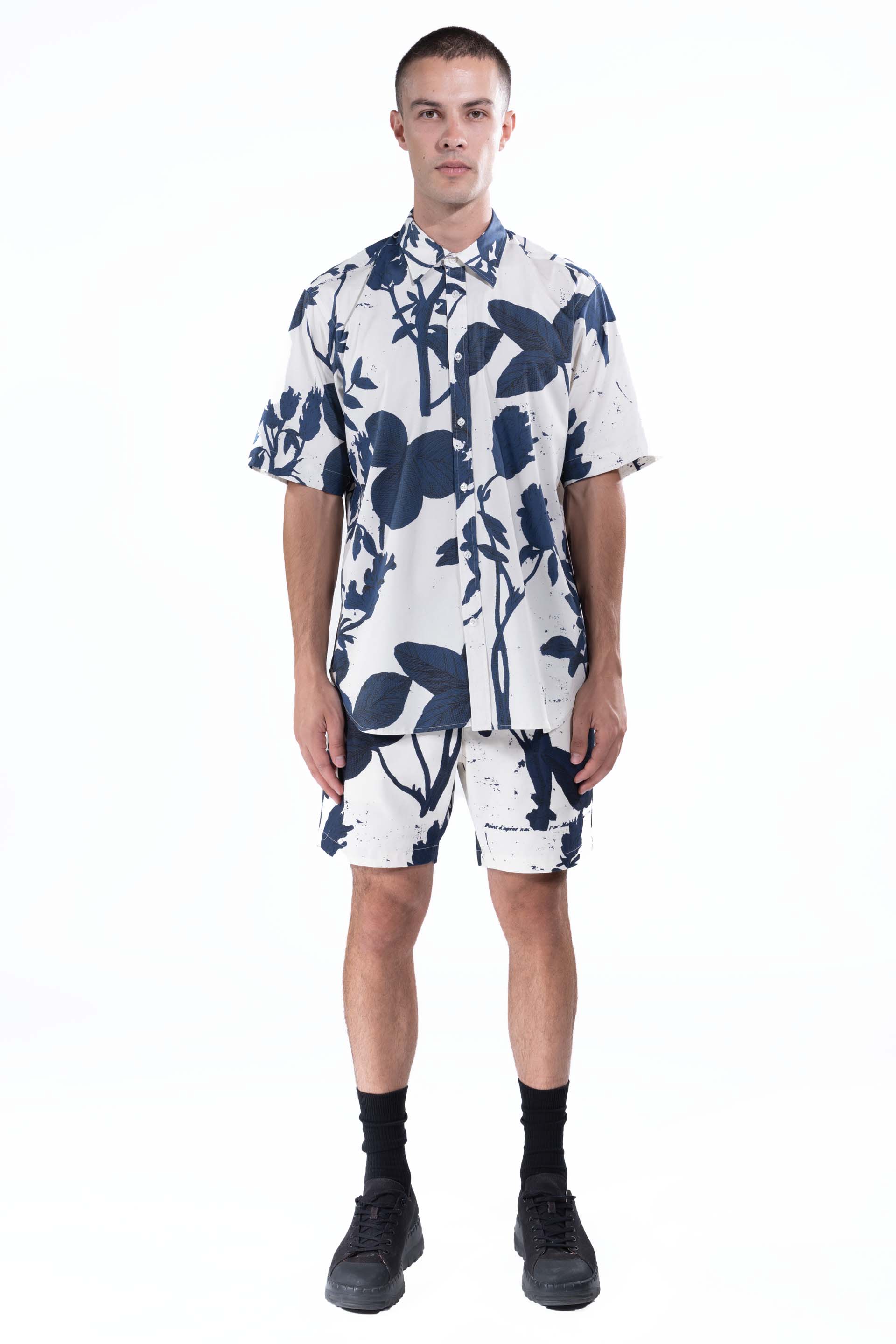 CYANOTYPES SHORT SLEEVE CLASSIC SHIRT Libertine cyanotypes-short-sleeve-classic-shirt-libertine