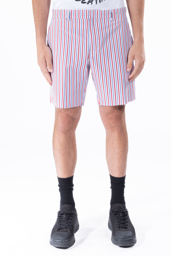 'RED/BLUE STRIPE' SHORT -  - Libertine