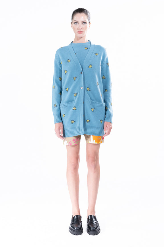 'BEE' OVERSIZED CARDIGAN -  - Libertine