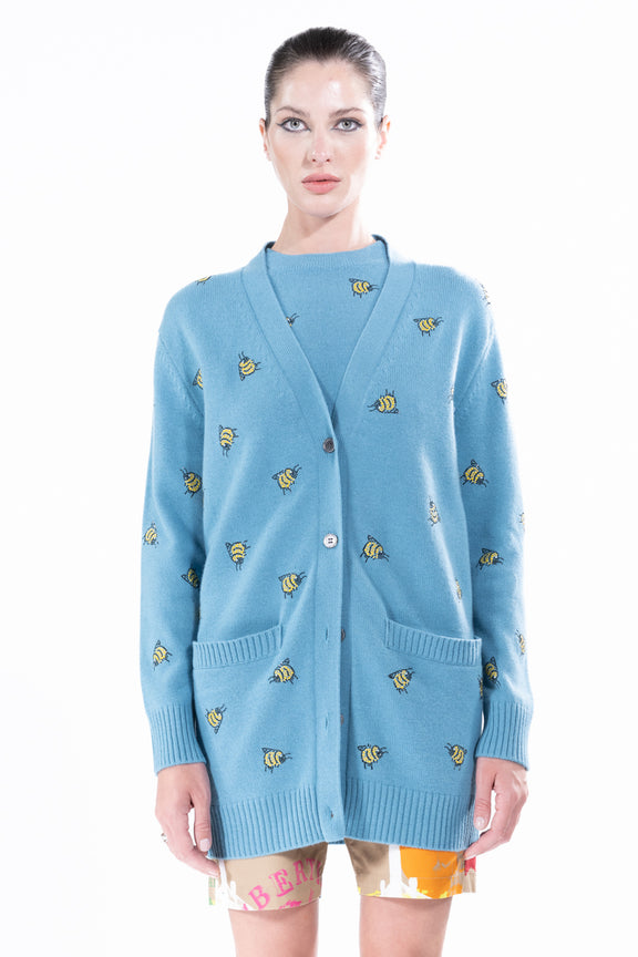 'BEE' OVERSIZED CARDIGAN -  - Libertine