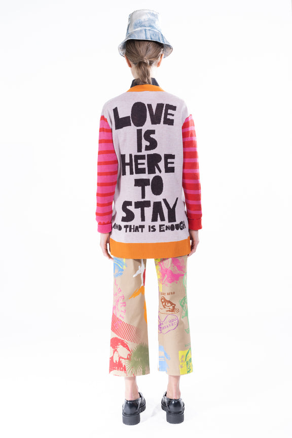 'Butterfly Love is Here to Stay' Oversized Cardigan -  - Libertine