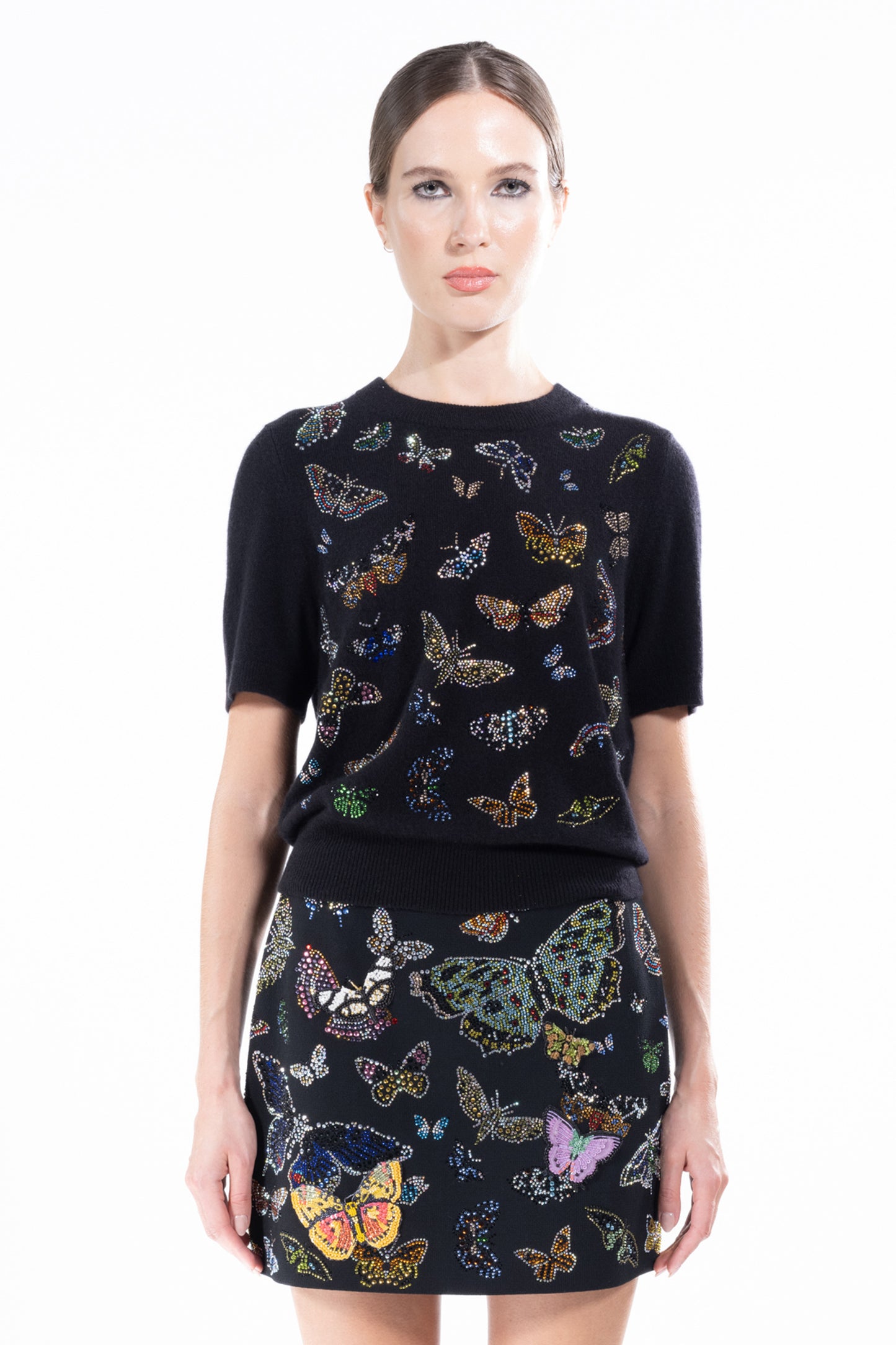 'Millions of Butterflies' Short Sleeve Pullover -  - Libertine
