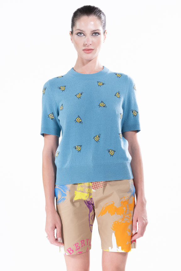 'BEE' SHORT SLEEVE PULLOVER -  - Libertine