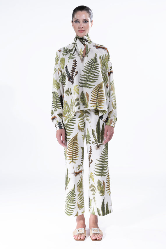 'FERNIE' TIE BLOUSE - - Libertine - Main image