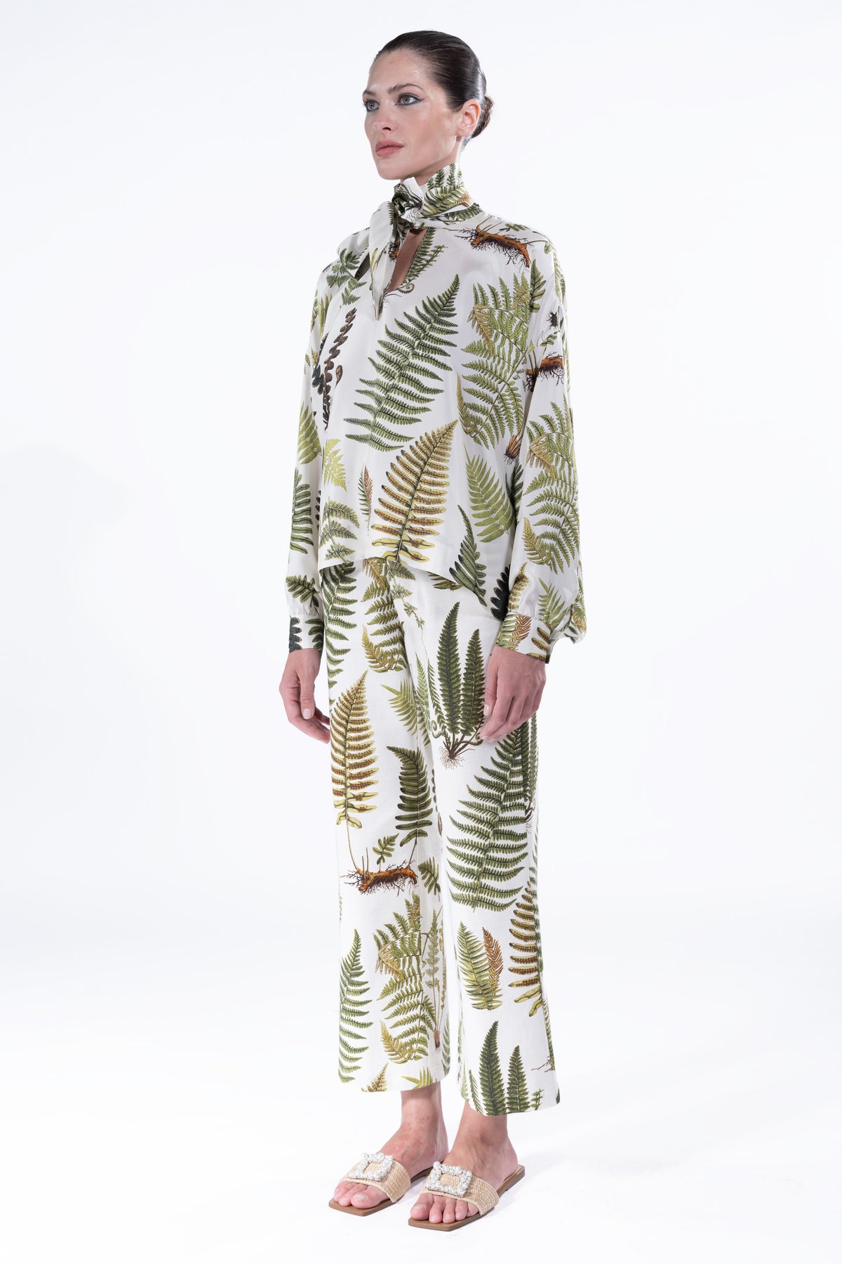 'FERNIE' TIE BLOUSE -  - Libertine