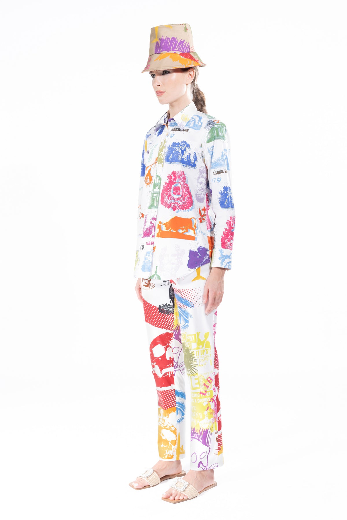 'LIBERTINE SILK SCREENS' WOMENS CHINOS -  - Libertine