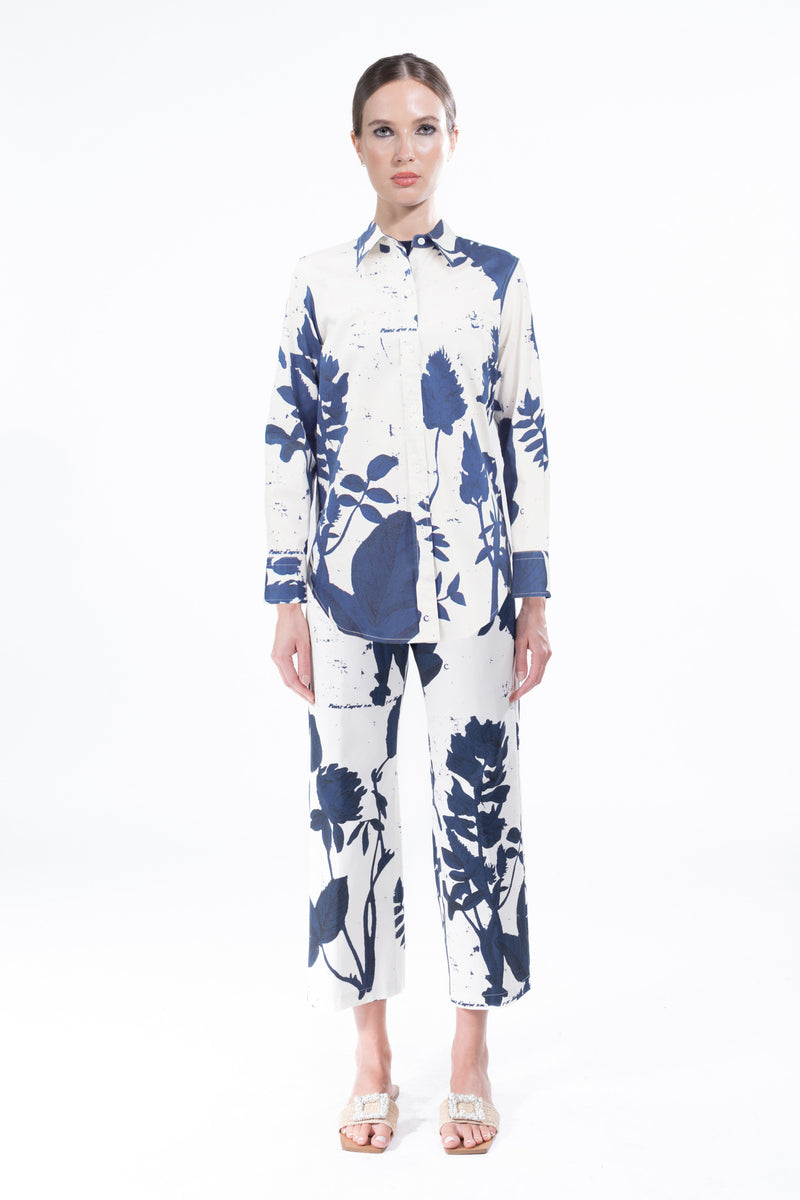 'CYANOTYPES' CLASSIC SHIRT -  - Libertine