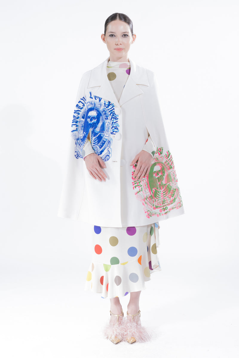 'ASHES TO ASHES' SHORTIE CAPE -  - Libertine