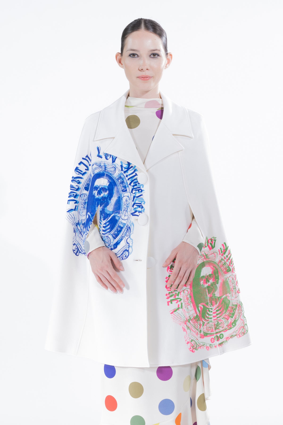 'ASHES TO ASHES' SHORTIE CAPE -  - Libertine