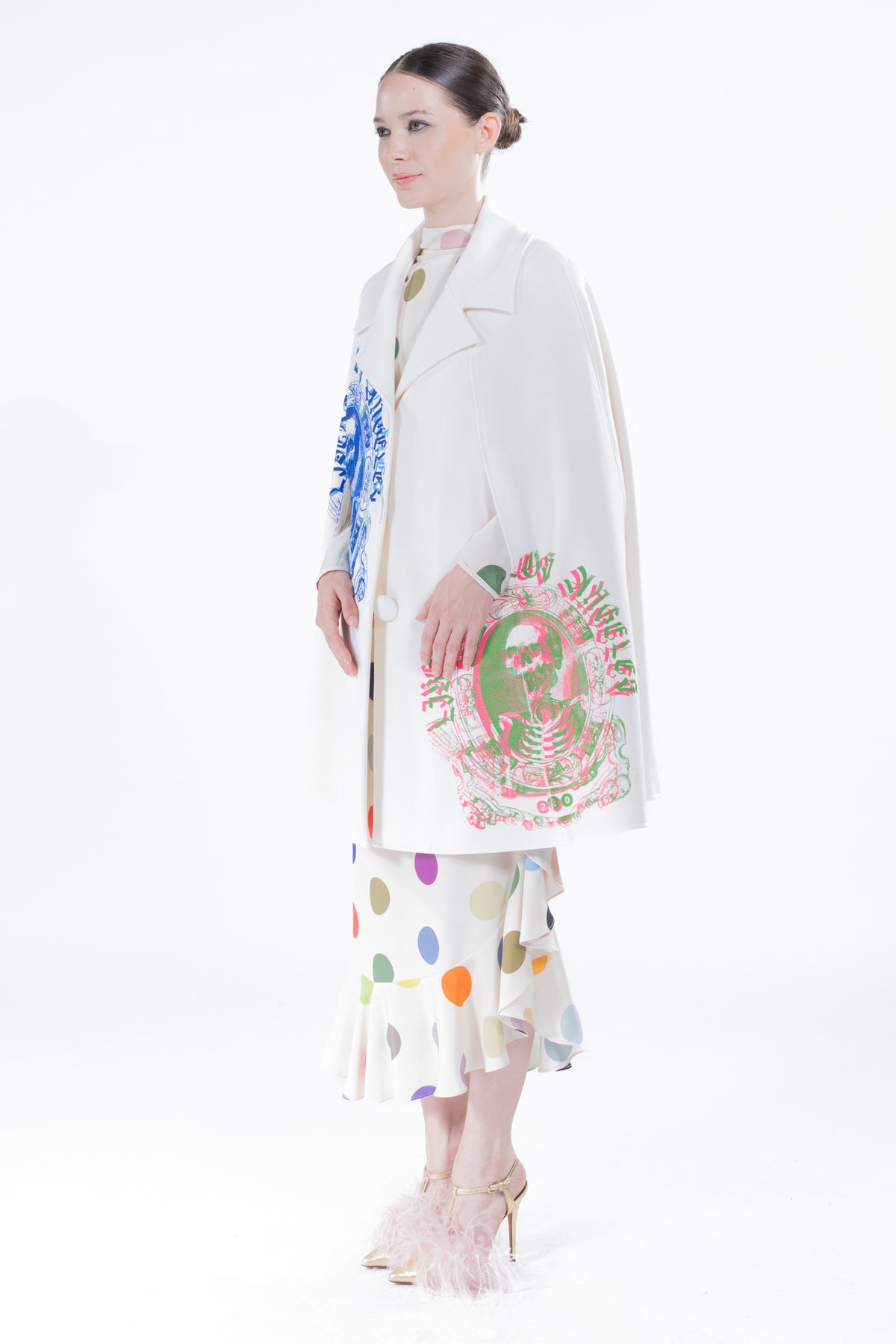 'ASHES TO ASHES' SHORTIE CAPE -  - Libertine