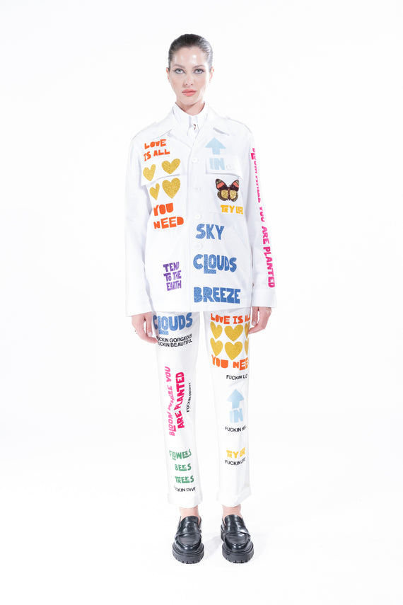 'NUNS THE WORD' SHIRT JACKET - - Libertine - Main image