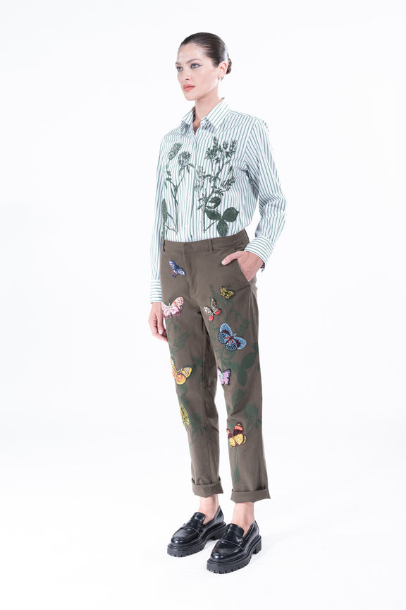 'Millions of Butterflies' Women's Chinos -  - Libertine