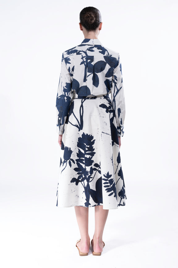 'CYANOTYPES' LADY SKIRT -  - Libertine