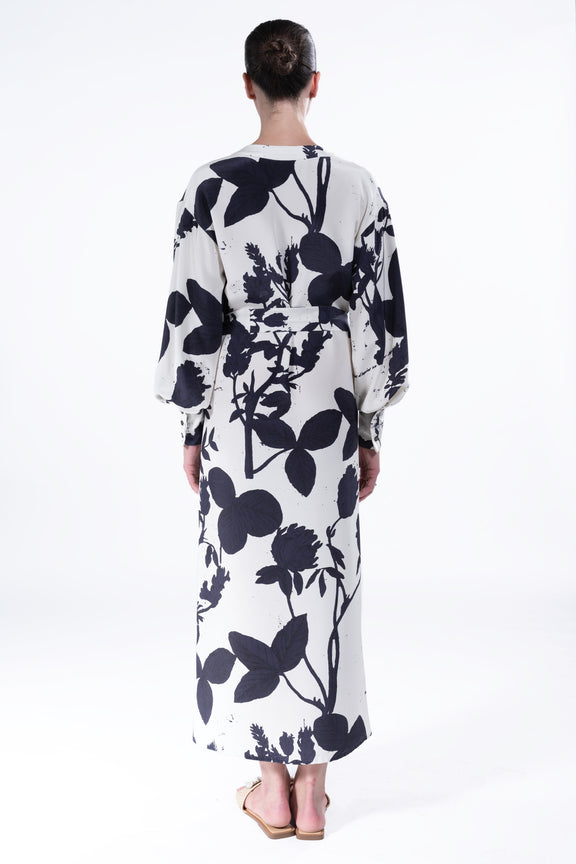 'CYANOTYPES' ROBE DRESS -  - Libertine