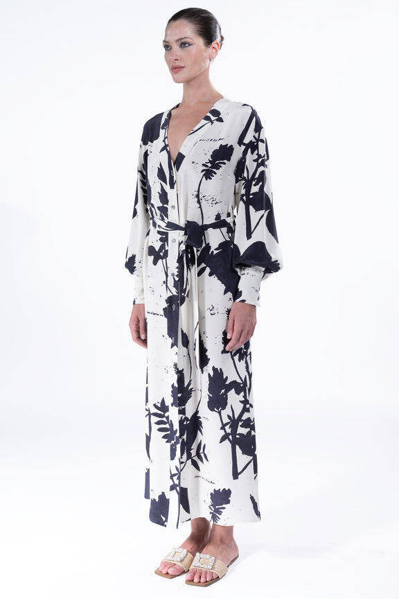 'CYANOTYPES' ROBE DRESS -  - Libertine