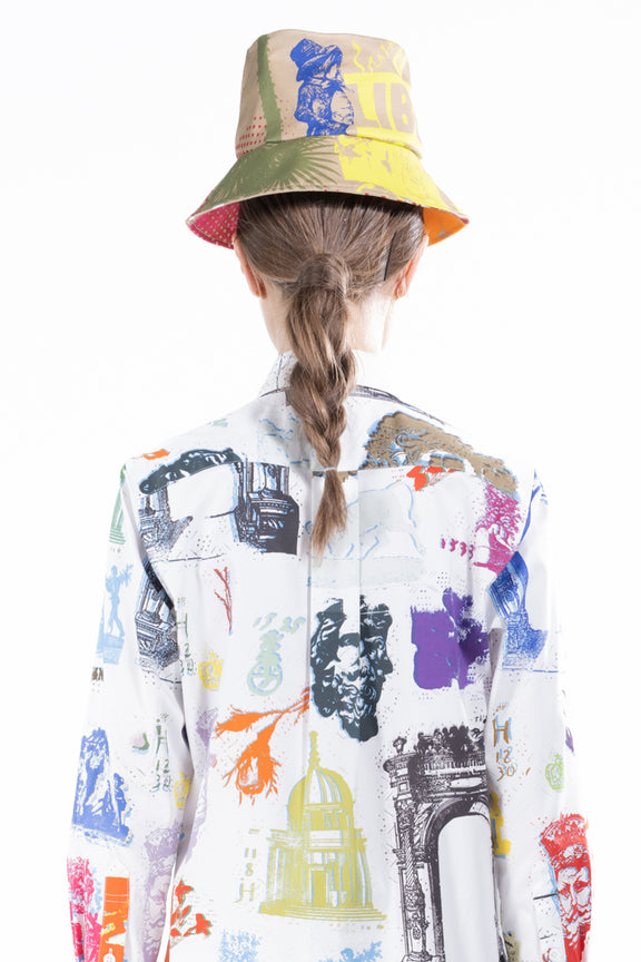 'LIBERTINE SILK SCREENS' BUCKET HAT -  - Libertine