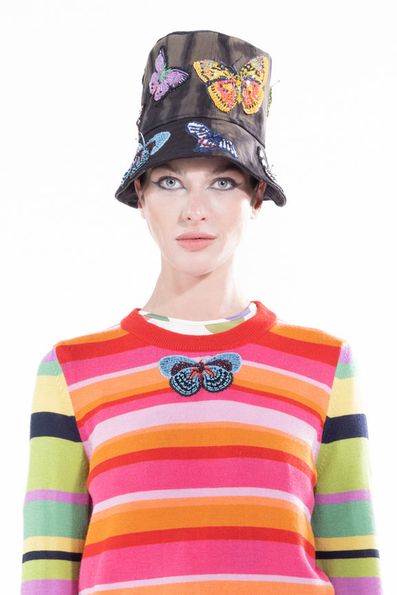 'Millions of Butterflies' Bucket Hat -  - Libertine