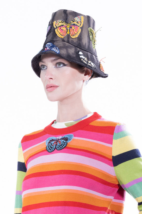 'Millions of Butterflies' Bucket Hat -  - Libertine