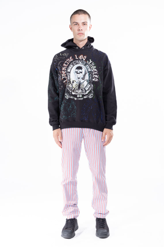 'Ashes to Ashes with Crystals' Hoodie - - Libertine - Main image