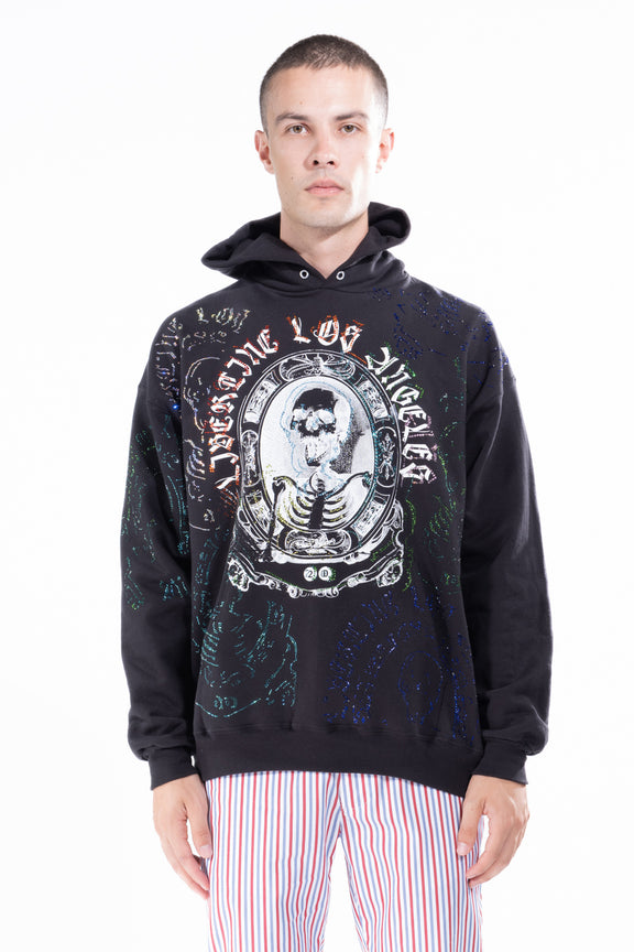 'Ashes to Ashes with Crystals' Hoodie -  - Libertine