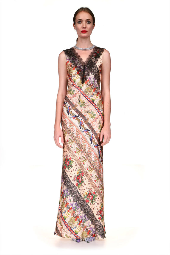 'VICTORIA' ANTIQUE SLIP DRESS - DRESSES - Libertine - Main image