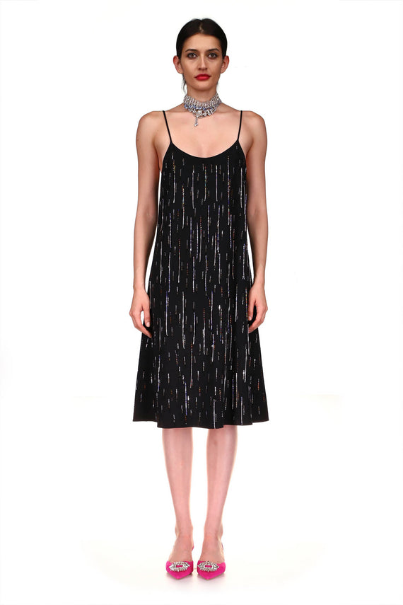 'DRIP DRIP' STRAIGHT SLIP DRESS - DRESSES - Libertine - Main image