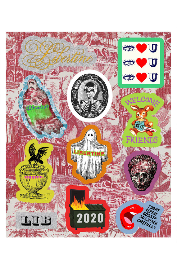 STICKER SHEET #8 - Stickers - Libertine - Main image