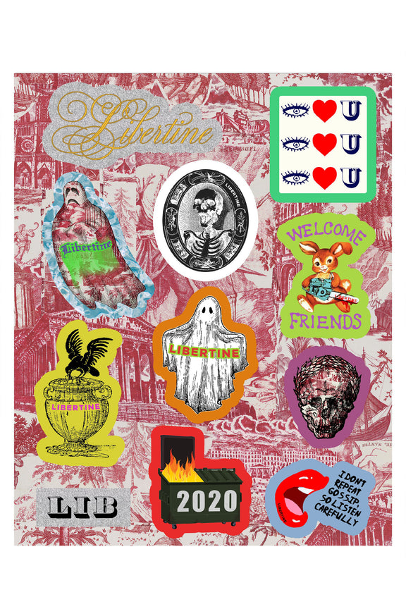 STICKER SHEET #8 - Stickers - Libertine