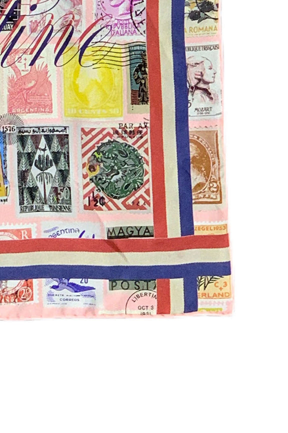 'Sending our love Stamps' Scarf - Accessories - Libertine