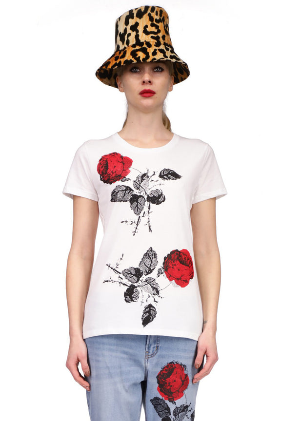 'STONE ROSES' SHORT SLEEVE T-SHIRT - T SHIRTS - Libertine