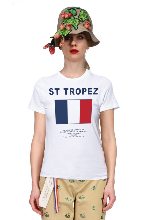 'ST TROPEZ' SHORT SLEEVE T-SHIRT - T SHIRTS - Libertine