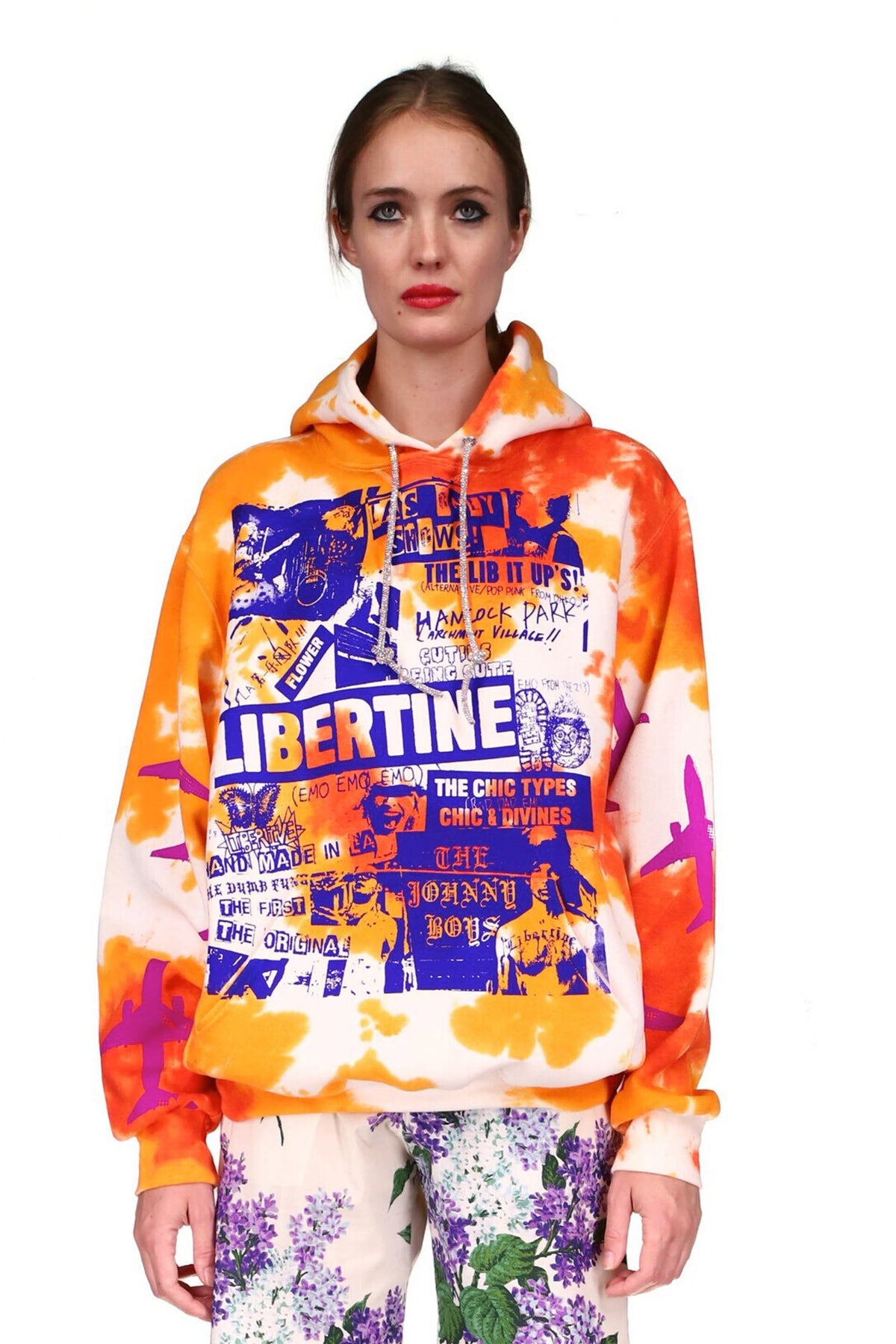 '707' TIE DYE SLIM HOODIE - SWEATSHIRTS - Libertine