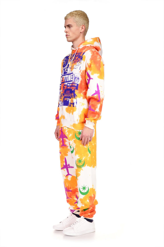 '707' TIE DYE SWEATPANT - SWEATPANTS - Libertine