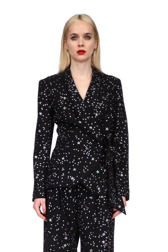 'LONGFELLOW'S LIGHT OF STARS' WRAP JACKET - BLAZERS - Libertine