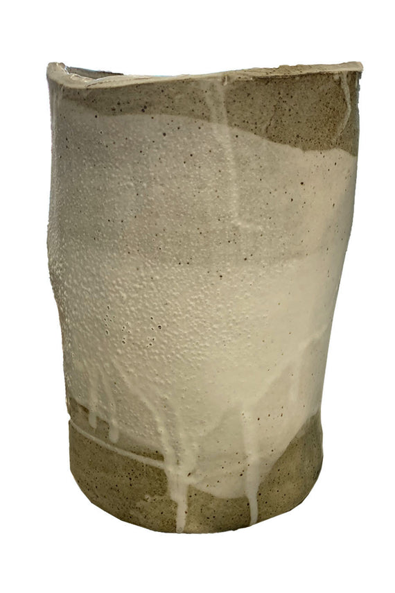 LARGE HAND THROWN ORGANICALLY SHAPED VASE 2 - Home - Libertine - Main image