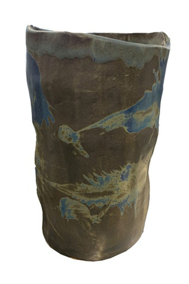 EXTRA LARGE HAND THROWN ORGANICALLY SHAPED VASE 3 - Home - Libertine