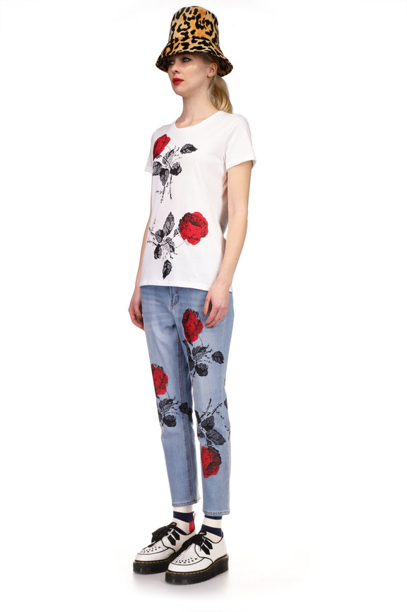 'STONE ROSES' SHORT SLEEVE T-SHIRT - T SHIRTS - Libertine