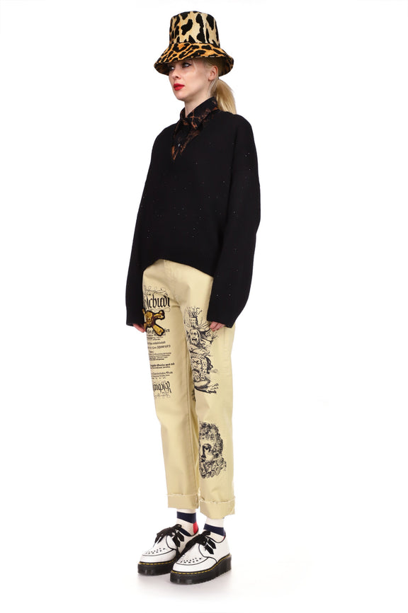 'BRONZE SKULL' WOMEN'S CHINOS - PANTS - Libertine